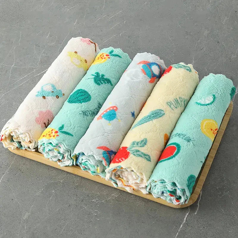 10-Pieces: Reusable Dish Cellulose Sponge Cloths
