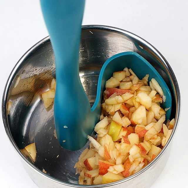 2-Pack: Rotary Scraper Rotating Spatula Scooping Portioning Food Processor