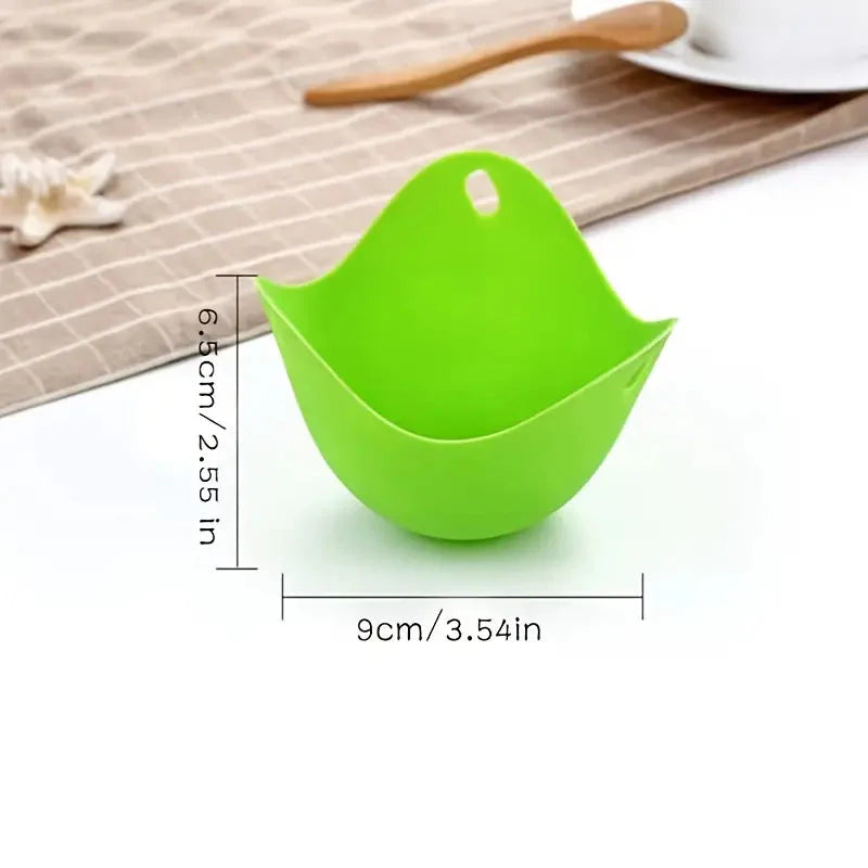 4-Pack: Silicone Egg Cooker