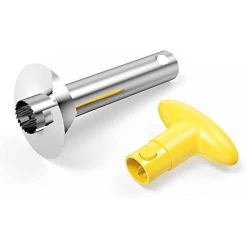 SameTech Easy Kitchen Tool Stainless Steel Fruit Pineapple Peeler Corer Slicer Cutter