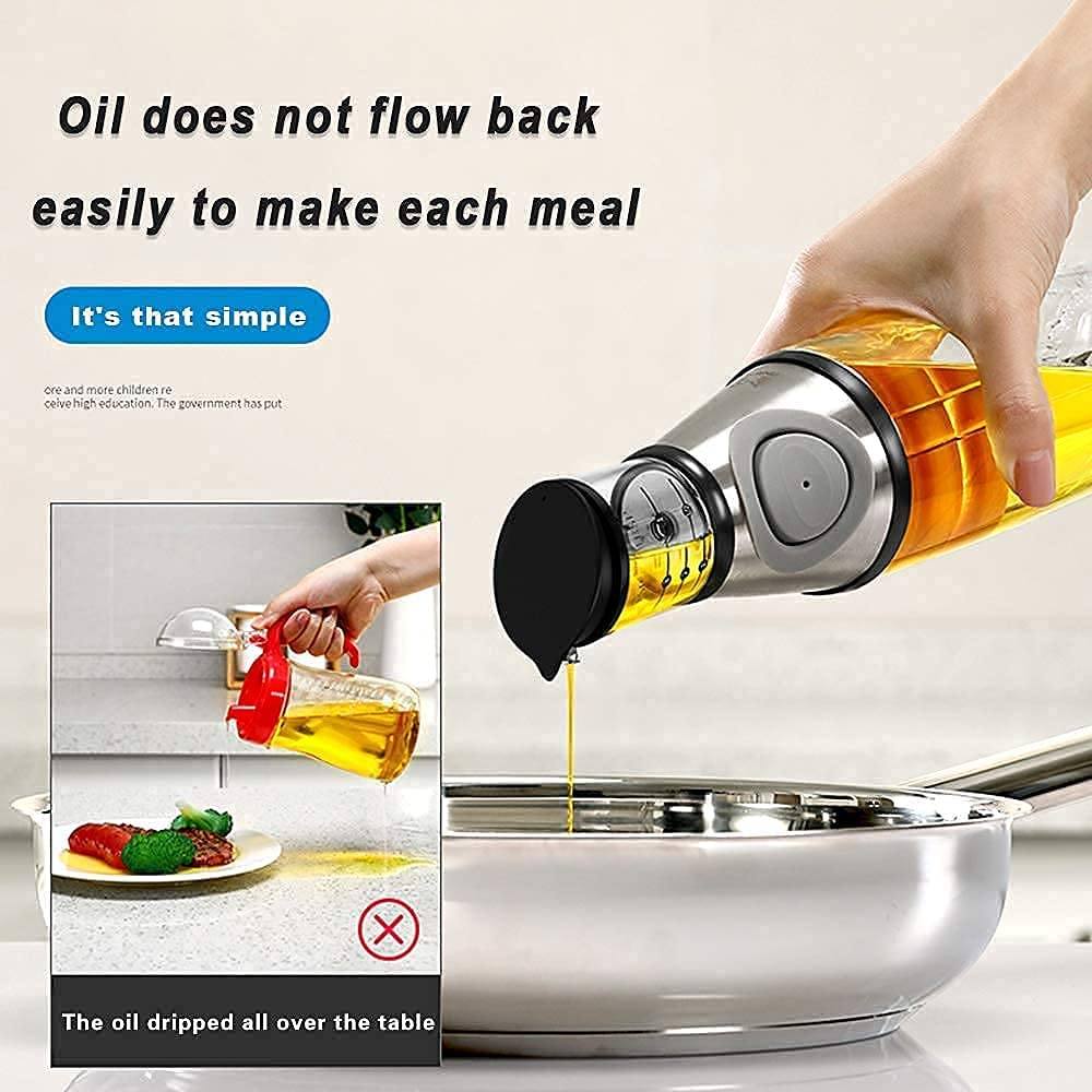 Superior Glass Oil and Vinegar Dispenser